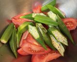 夏野菜とひき肉のチーズ焼き作り方1写真