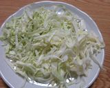 キャベツとシーチキンフレークを使って作り方1写真