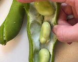 そらまめとスモークサーモンのパスタ作り方2写真