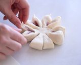 桜餅で作る＊お花パン作り方7写真