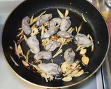 牡蠣とほうれん草とごぼうのパスタ作り方5写真