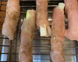 鶏ササミのネギマ巻き作り方3写真