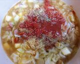 簡単夕飯昼食薩摩芋キャベツミネストローネのスープ作り方8写真
