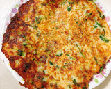 長芋と豆苗のお好み焼き風♡作り方4写真