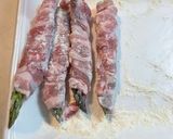 アスパラの豚肉巻き作り方1写真