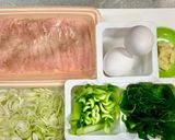 鶏むね肉と卵と小松菜の中華炒め作り方1写真