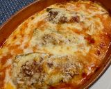 【簡単夕食】ピーマン肉詰めのトマトグラタン風作り方8写真