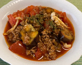 早い簡単♪ひき肉と茄子のトマト煮込み作り方9写真