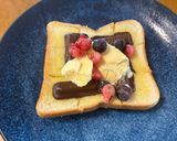 KitKatトースト アイスとベリーを添えて作り方4写真