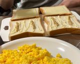 ハム卵レタスチーズ サンド作り方3写真