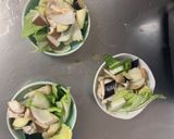 根菜茄子白菜ピリ辛味噌味温野菜サラダ作り方15写真