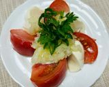 トマトと玉ねぎのカプレーゼ作り方6写真