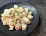 トロッと旨い♡かぶと鶏もも肉のクリーム煮作り方7写真