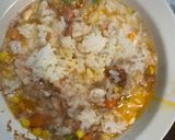 全てレンジ中華風クリーム梅味炒飯弁当作り方9写真
