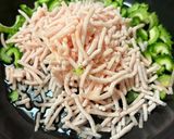鶏そぼろゴーヤの汁なしそうめん😻作り方4写真