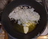 シーフード＆茸入りカルボ風リゾット作り方1写真