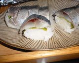 しめ鯖の棒寿司作り方1写真