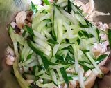 ストック利用☆おつまみ鶏皮ポン酢作り方5写真