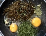 まかない海苔と生もずくの卵とじ作り方2写真