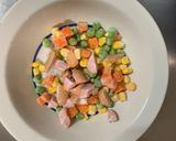 全てレンジオイオーロラ味オムライス弁当作り方1写真