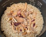 いかの煮物リメイク★甘辛イカめし作り方8写真