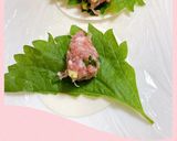 ☆手作り餃子紫蘇巻き☆作り方3写真