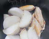 今夜の夕飯!炊飯器で手羽先大根の煮物作り方6写真