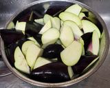 炊飯器で茄子のオイスターソース煮作り方1写真