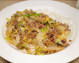 のせておいしい白菜と挽肉の炒めもの作り方11写真