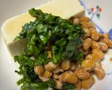 🌿バジル豆腐納豆のオリーブオイルかけ🌿作り方2写真