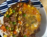 レンジ中華風梅トマトシーフード炒飯弁当作り方7写真