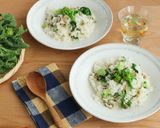 あさりと菜の花の洋風炊き込みごはん作り方8写真