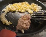 鶏胸肉のネバネバチャーハン作り方5写真