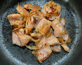 生ハムのオムレツ(バター不使用)作り方1写真
