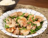 お弁当に！鶏もも肉とピーマンの明太子炒め作り方4写真