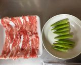 オクラのハニーマスタード焼き✨作り方1写真