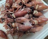 ホタルイカと新じゃがのバター醤油炒め作り方1写真