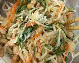 大根と水菜と蒸し大豆のサラダ♪作り方5写真
