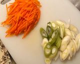 ◯長ネギと豆腐の和風炒り煮作り方1写真