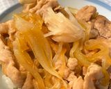 簡単フライパンで牛丼😋白滝でかさ増し【10分】作り方10写真