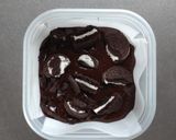 レンジ1分☆超簡単濃厚オレオブラウニー。作り方7写真