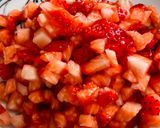 いちごの米粉パンケーキ♪作り方1写真