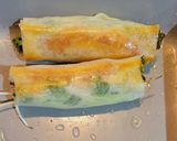 簡単お弁当♪ウインナーとかいわれの春巻き作り方4写真
