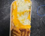 レンジ簡単洋風キムチチリ味オムライス弁当作り方16写真