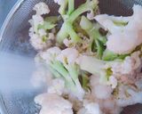 ＊カリフラワーの粒マスタードカレー和え＊作り方2写真