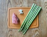 アスパラ炒め肉作り方1写真