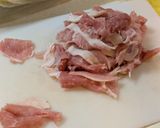 塩胡椒だけで♪大葉と豚肉の炒めもの作り方1写真