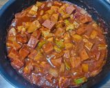 【韓国料理】スパムの炒め煮作り方5写真