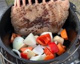 ダッチオーブンでラムラックの香草焼き作り方5写真
