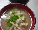 キャベツとマイタケのお味噌汁作り方7写真
